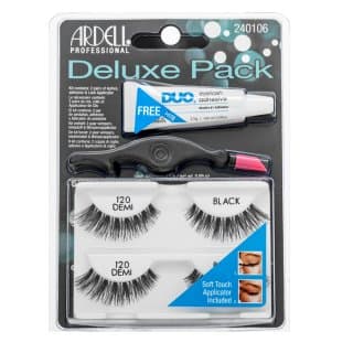 Deluxe Pack rzęsy do naklejania - set 120 Demi Black