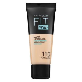 Fit Me! Foundation Matte + Poreless podkład w płynie z formułą matującą 110 Porcelain