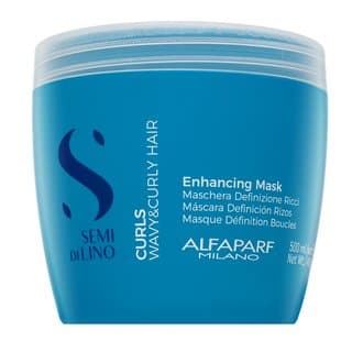 Semi Di Lino Curls Enhancing Mask odżywcza maska do falowanych i kręconych włosów bez połysku
