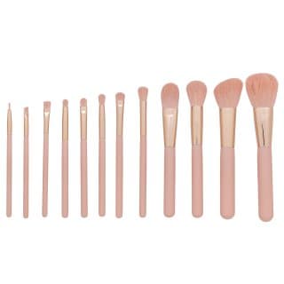 Makeup Brush Set Pink zestaw pędzli