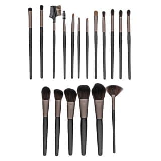Makeup Brush Set Black zestaw pędzli