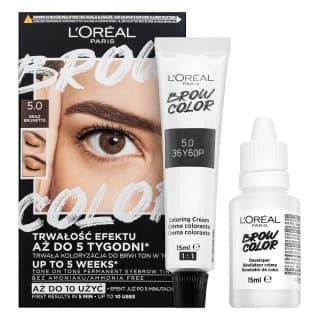 Brow Color Semi-Permanent Eyebrow Tint semi- permanentna farba do brwi 5.0 Brunette