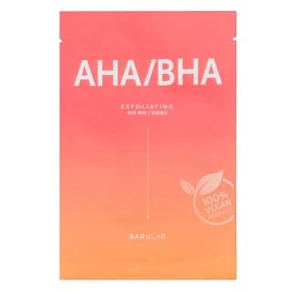 The Clean Vegan maska nawilżająca w płacie Mask AHA/BHA