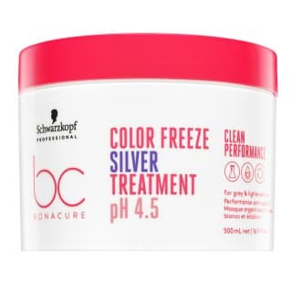 BC Bonacure Color Freeze Silver Treatment pH 4.5 Clean Performance maska o działaniu neutralizującym żółte odcienie